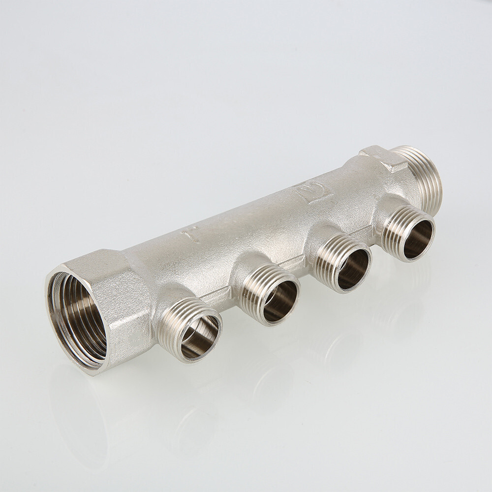 Коллектор VALTEC с наружной резьбой 3/4", 3 х 1/2" (арт.VTc.500.N.0503)