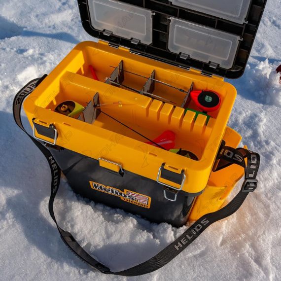 Ящик FishBox Thermo с термоконтейнером (19л/8,5л) черно-желтый (T-FB-T-19-8-BY) Helios (0)