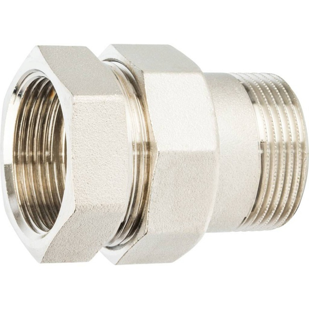Американка STOUT никелированная прямая 1 1/4" ВР/НР O-Ring уплотнение