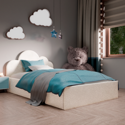 Кровать детская с подъемным механизмом Облако, 120х200