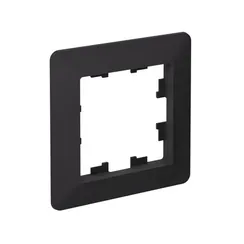 Рамка 1-м AtlasDesign Air карбон/дым. черн. SE ATN221001