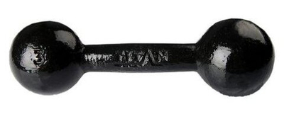 Гантель литая чугунная 3 кг