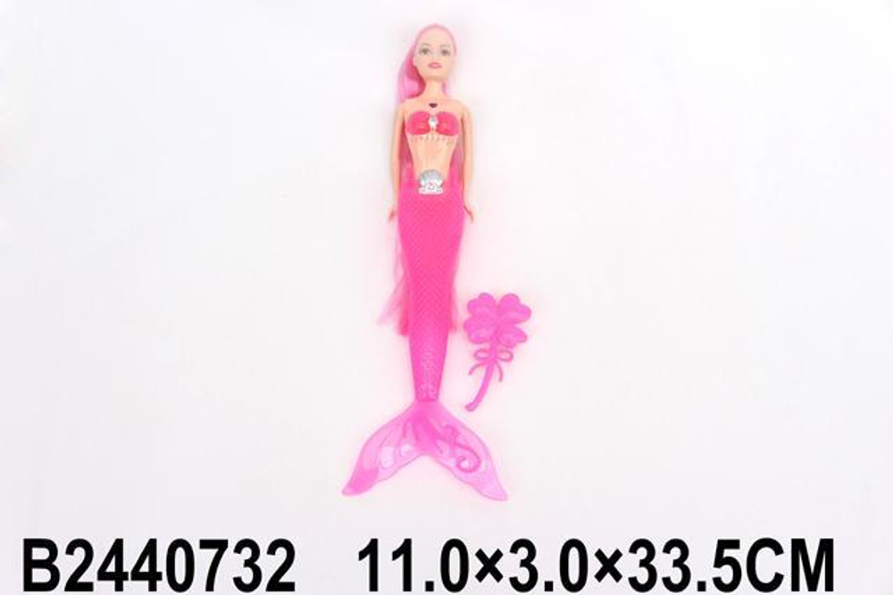 Кукла тип Модница Русалка с аксессуарами, пакет 989-2C