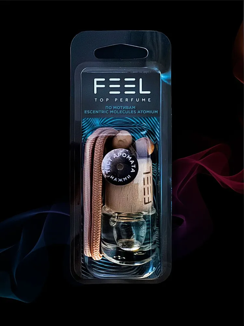 Ароматизатор на зеркало Feel Top Perfume, бутылочка, эсцентрик молекула атома