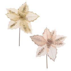 GAEM Цветок искусственный "Пуансеттия", L30 W30 H32 см, 2в.