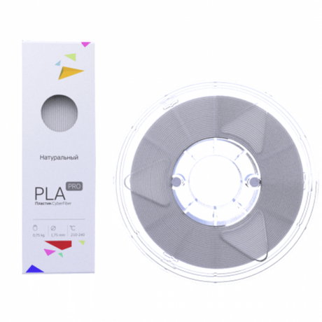 PLA PRO-пластик натуральный CyberFiber, 1.75 мм, 750 г
