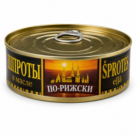 Шпроты Strotes Ela По-рижски 160 гр