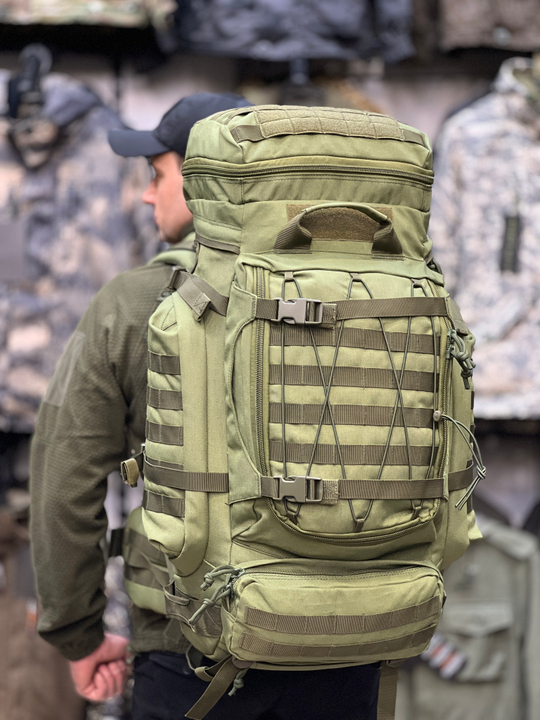 Рюкзак рейдовый 7.62, 100 л, Олива