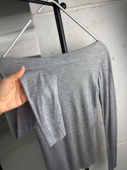 Лонгслив женский арт. 0100 цвет "серый"