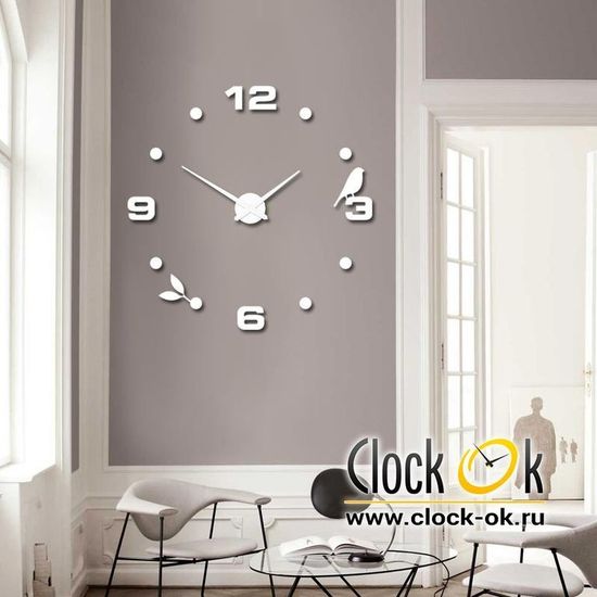 Настенные 3D часы Spring