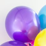 Шар (12"/30 см) Ассорти, металлик 100 шт.