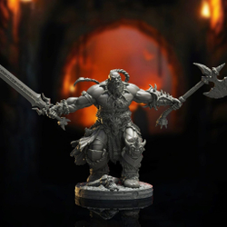 Кротгар Варвар ДнД DnD миниатюры набор Catacombs of Anguish