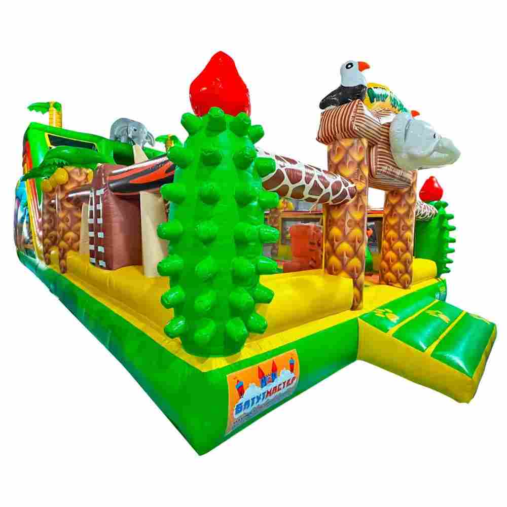 Коммерческий надувной батут «Сафари Ультра 2», 12*6*7 м.