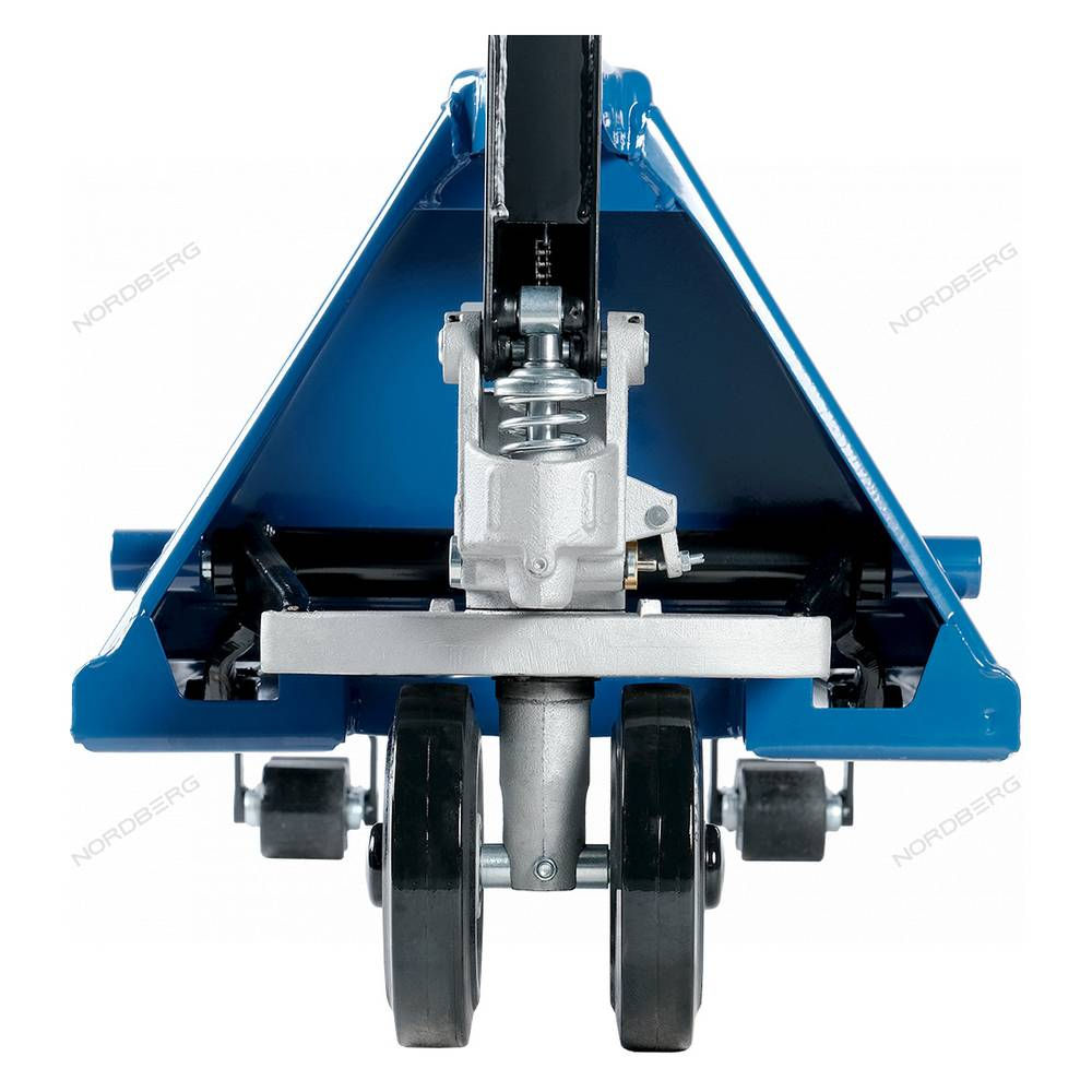 Тележка складская гидравлическая 2,5 т, усиленная, с резиновыми колесами NORDBERG N3901-25R