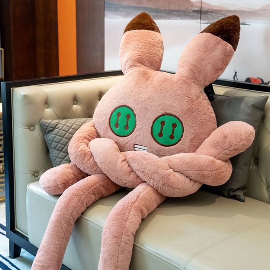 Мягкая игрушка-подушка "Кролик-осьминог" 120 см