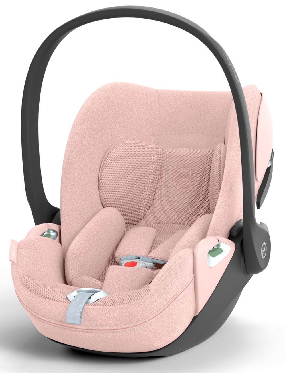 Коляска Cybex Priam IV Matt Black complete Cloud T Peach Pink Plus Base T 3 в 1 Off White