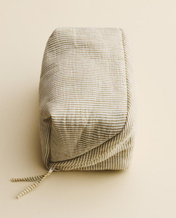 ZARA HOME ДЕТСКАЯ ХЛОПКОВАЯ КОСМЕТИЧКА, ЗЕЛЕНЫЙ