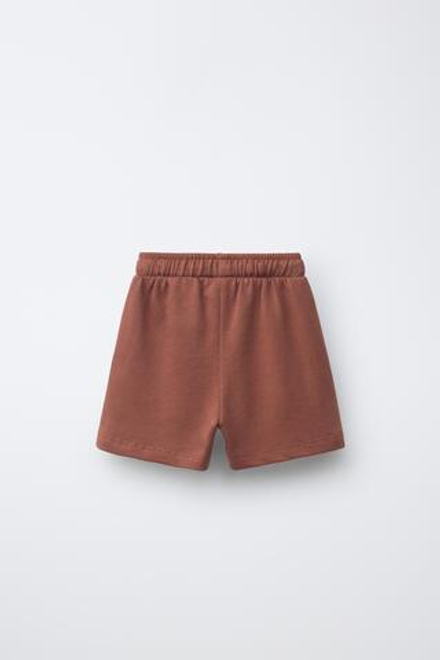 ZARA ШОРТЫ С ЛАМПАСАМИ, ЧЕРЕПИЧНЫЙ