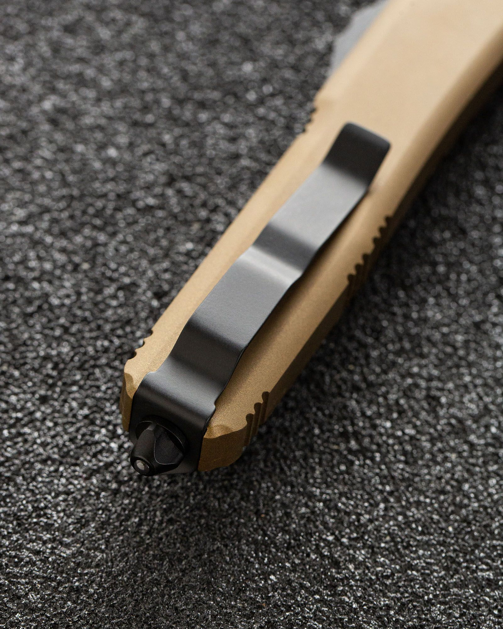 Автоматический складной нож SteelBro Ultratech T/E Tanto Cerakote Burnt Bronze VG-10 123-10BRBZCS (бронзовый-металик)