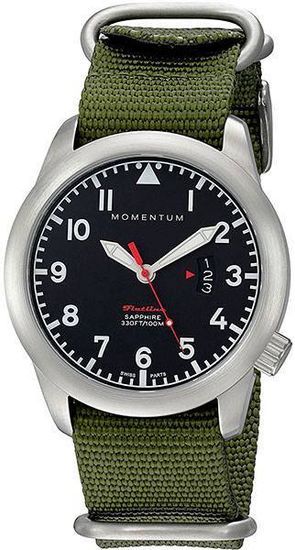 Канадские часы Momentum FLATLINE FIELD Black 1M-SP18BS7G