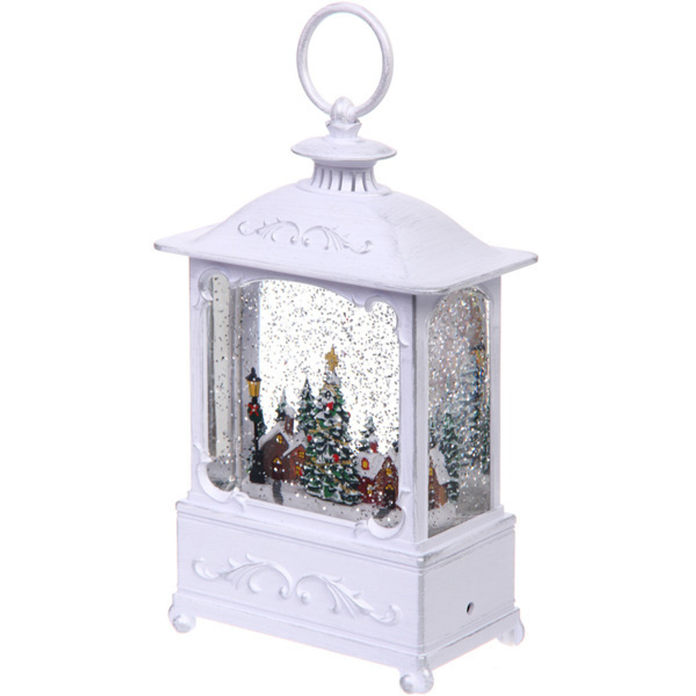 Сувенир с подсветкой «Волшебный день» 14,3*8*22 см, 8 мелодий, подсветка, эффект снегопада (работает от 3*АА, USB)