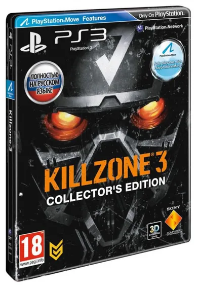 PS3 Killzone 3 SteelBook (Б/У, Полностью на русском языке, BCES-01007)