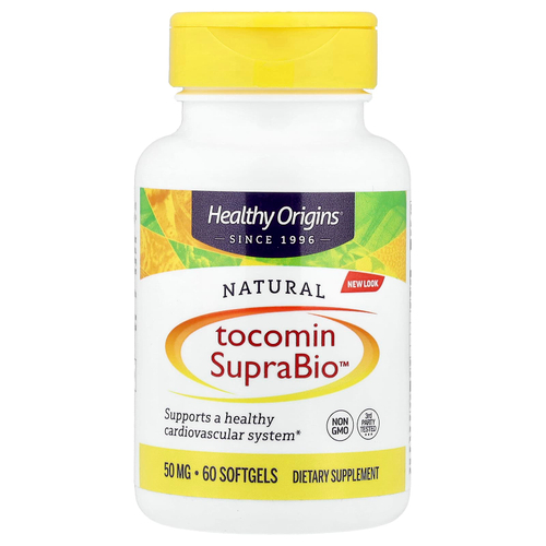 Healthy Origins, Natural Tocomin SupraBio™, 60 капсул