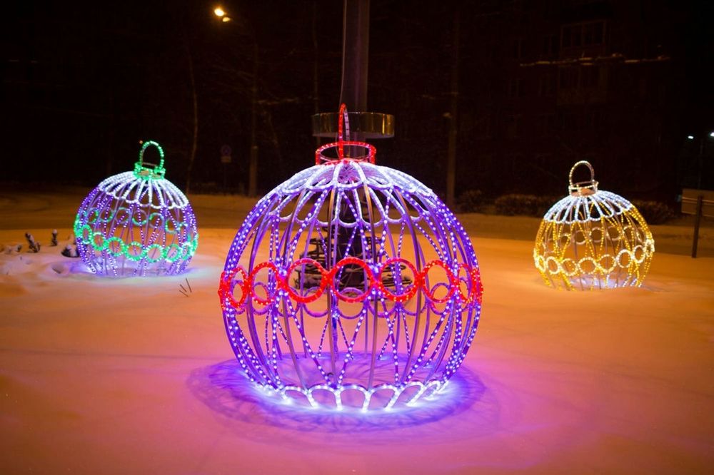 Светодиодный шар для улицы