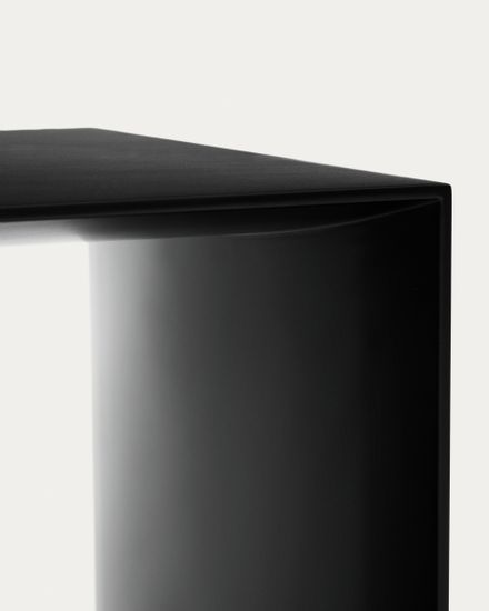 Приставной столик Litto из черного лакированного МДФ, 55 x 40 см