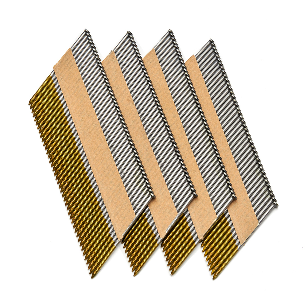 Реечные гвозди по дереву тип D34 (3,05х75 RIBrt кольц.накат. 2000 шт/уп+2 баллона) FEDAST