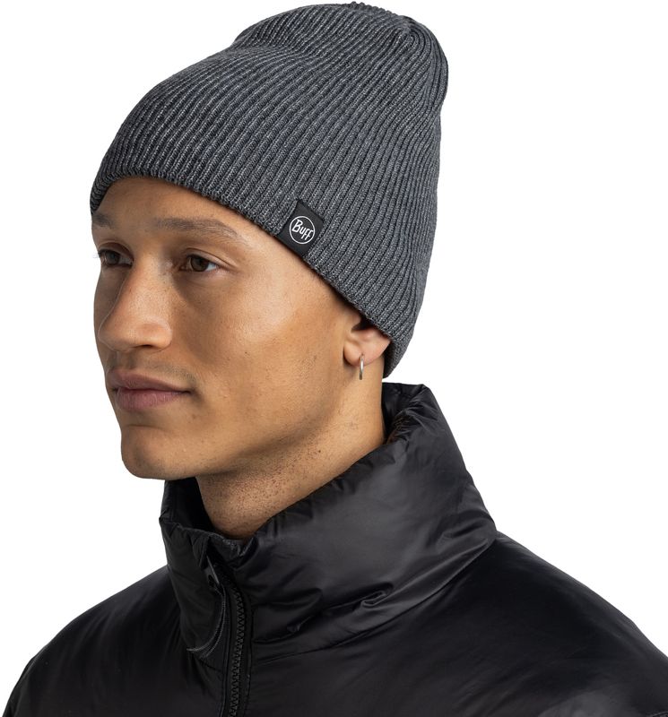 Шапка вязаная Buff Knitted & Full Fleece Renvi Grey Heather Фото 2