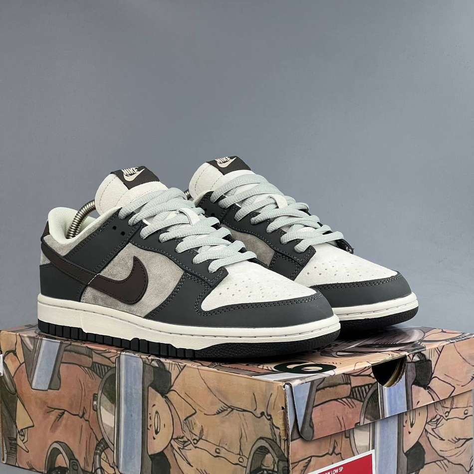 Кроссовки Nike Dunk DarkBrown #242 (черн.)