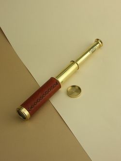 Nautical Подзорная труба в деревянном футляре