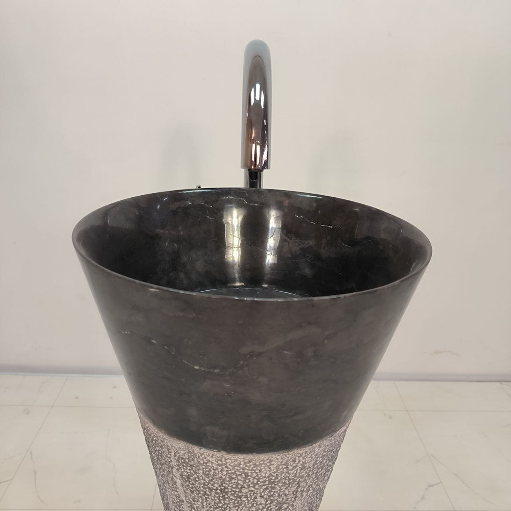 Раковина напольная из мрамора Pedestal MN-391 40*40*90