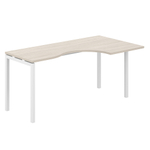 Стол эргономичный на металлокаркасе (белый) SIGMA (СИГМА) МК60х30