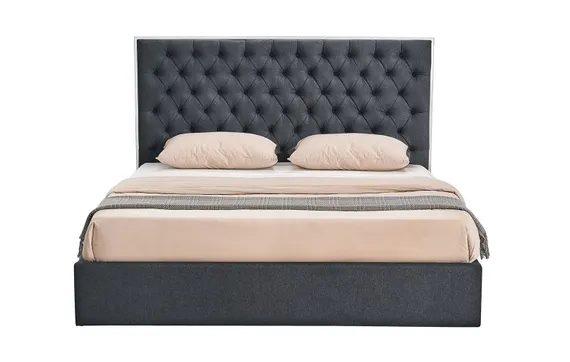 Кровать Dalsa 180х200 см, темно-серая