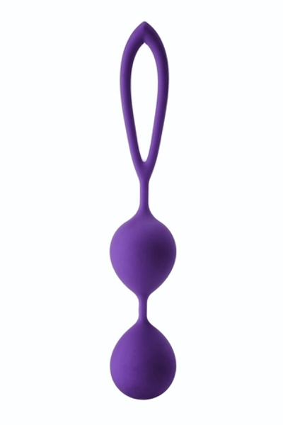 Фиолетовые вагинальные шарики Flirts Kegel Balls (Цвет: фиолетовый)