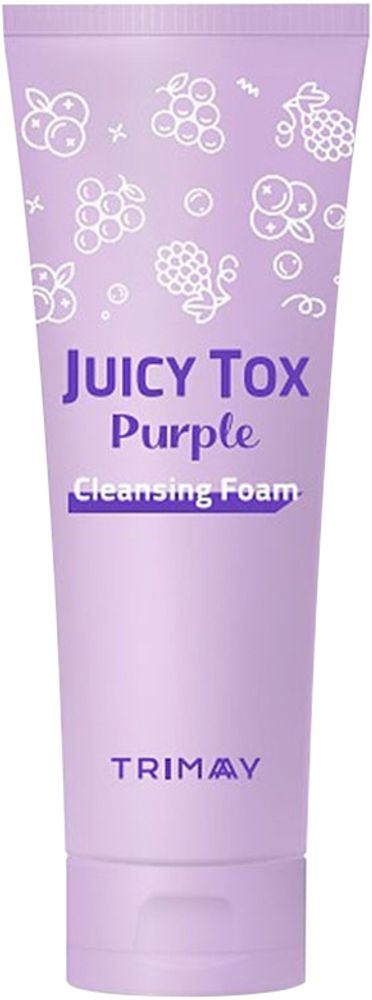 Trimay Пенка для умывания Juicy Tox Purple Cleansing Foam, 120 мл