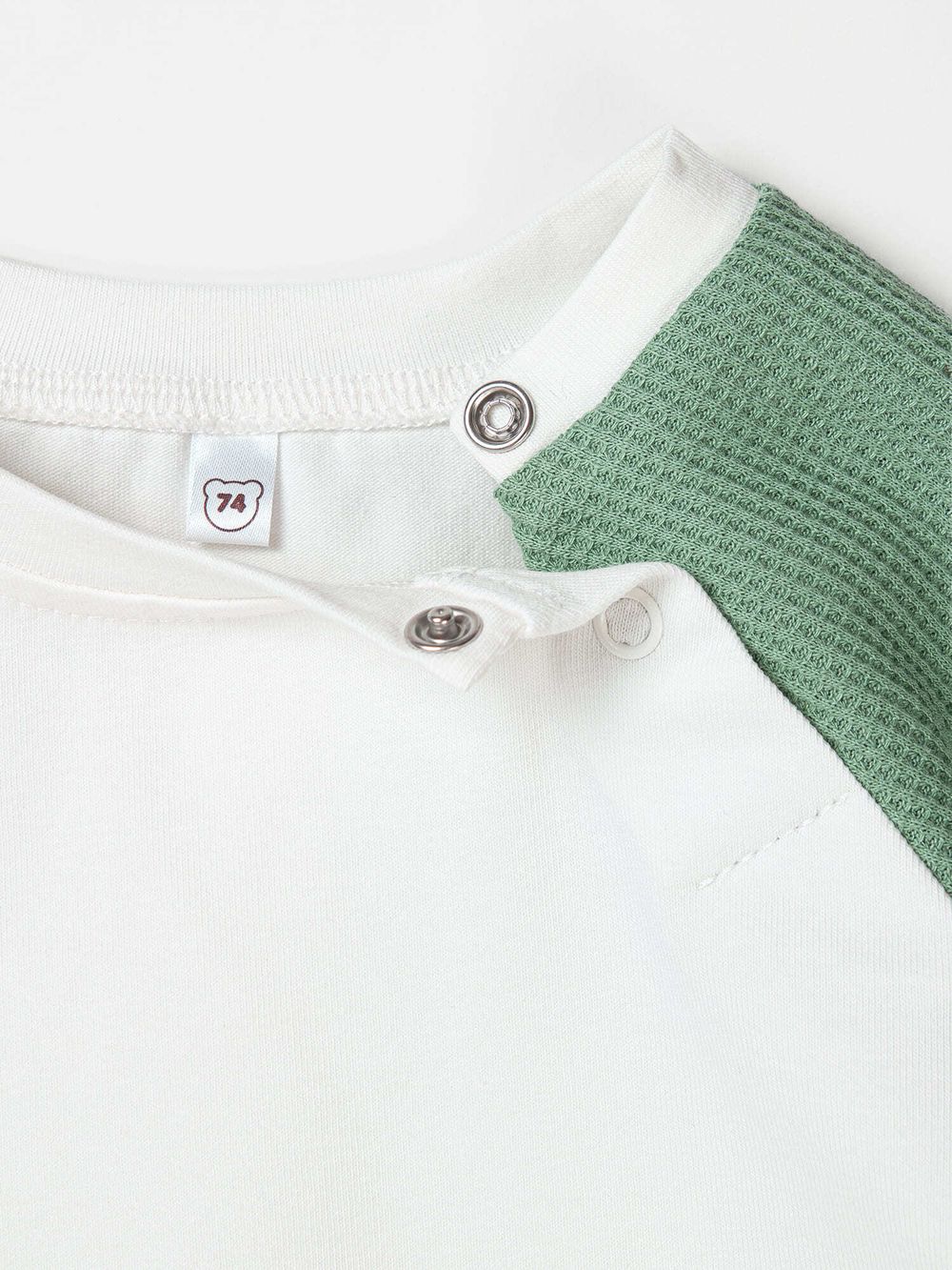 Комплект футболка и шорты "Полынь" из рифленой ткани 0+