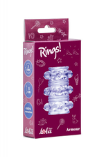 Стимулирующая насадка на пенис Armour Purple (Цвет: нежно-сиреневый)