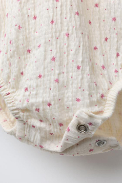 ZARA БОДИ С ПРИНТОМ «ЗВЕЗДЫ», ЭКРЮ