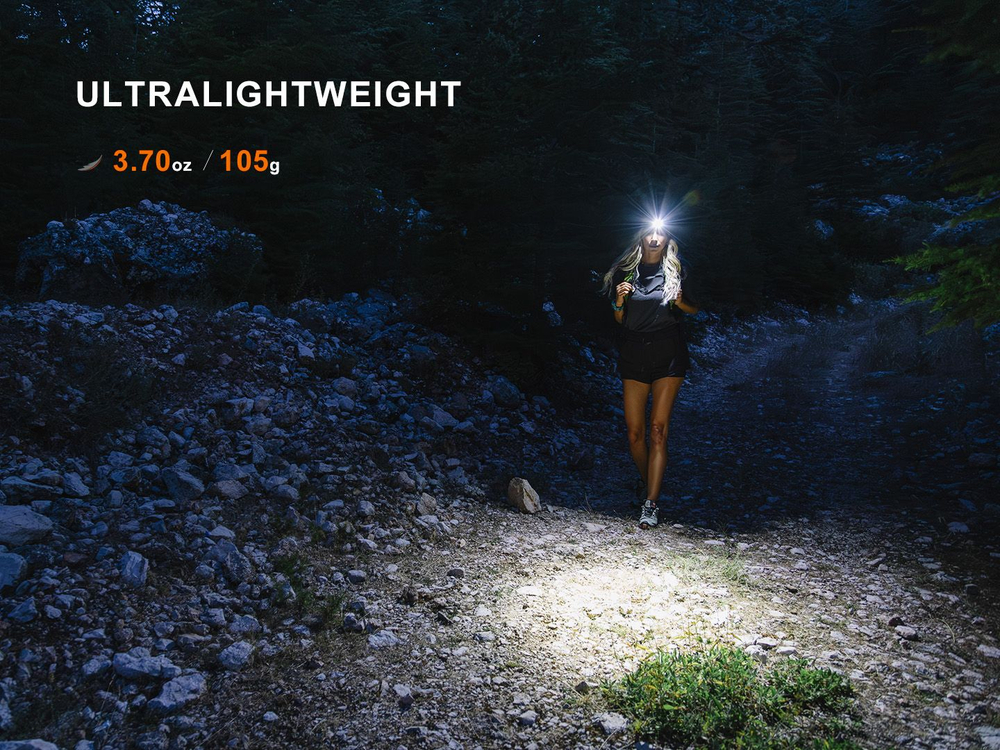 Налобный фонарь Fenix HM55R небула, 1200 люмен, 175 метров, до 140 часов, USB Type-C, дальний/ближни