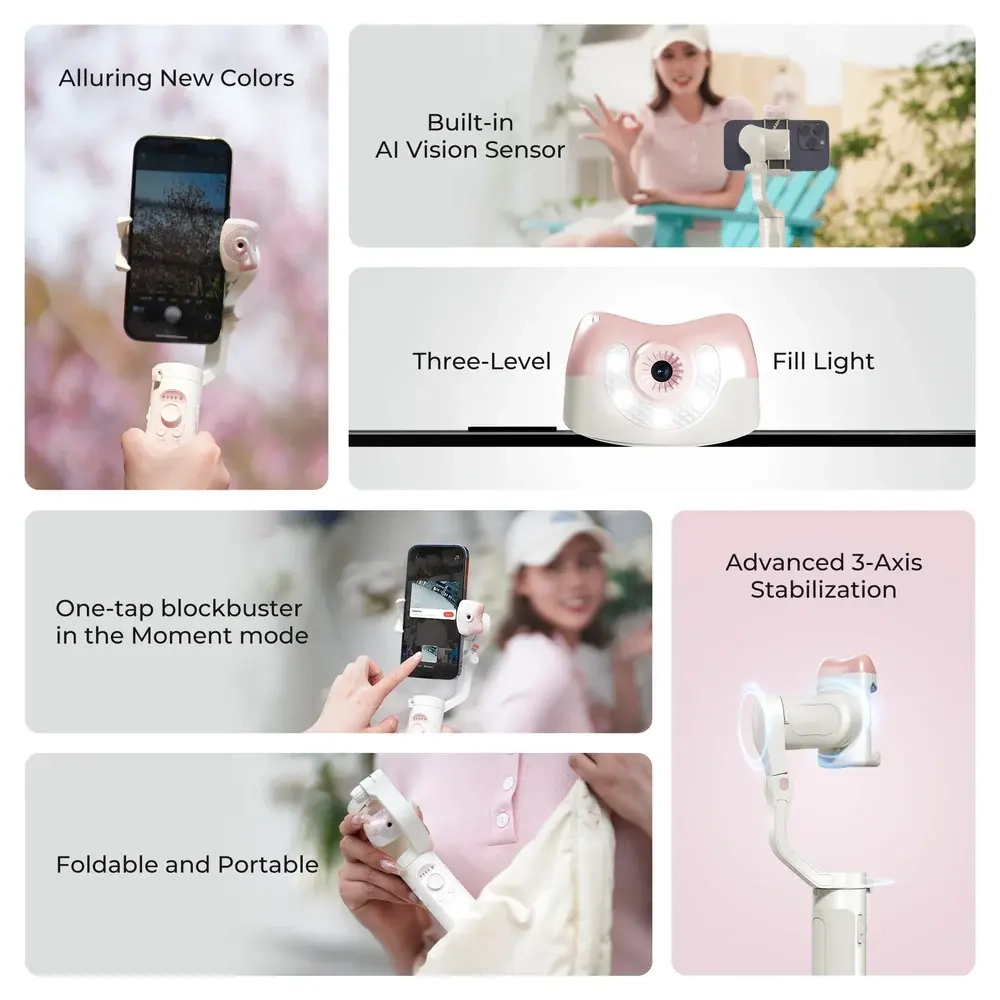 Электронный стабилизатор для смартфона Hohem iSteady V2S