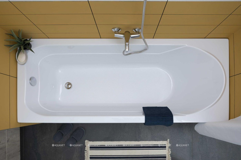 Акриловая ванна Aquanet (Акванет) West NEW 150x70 с каркасом