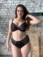 Бюстгальтер Egot планж мягкая чаша (черный)