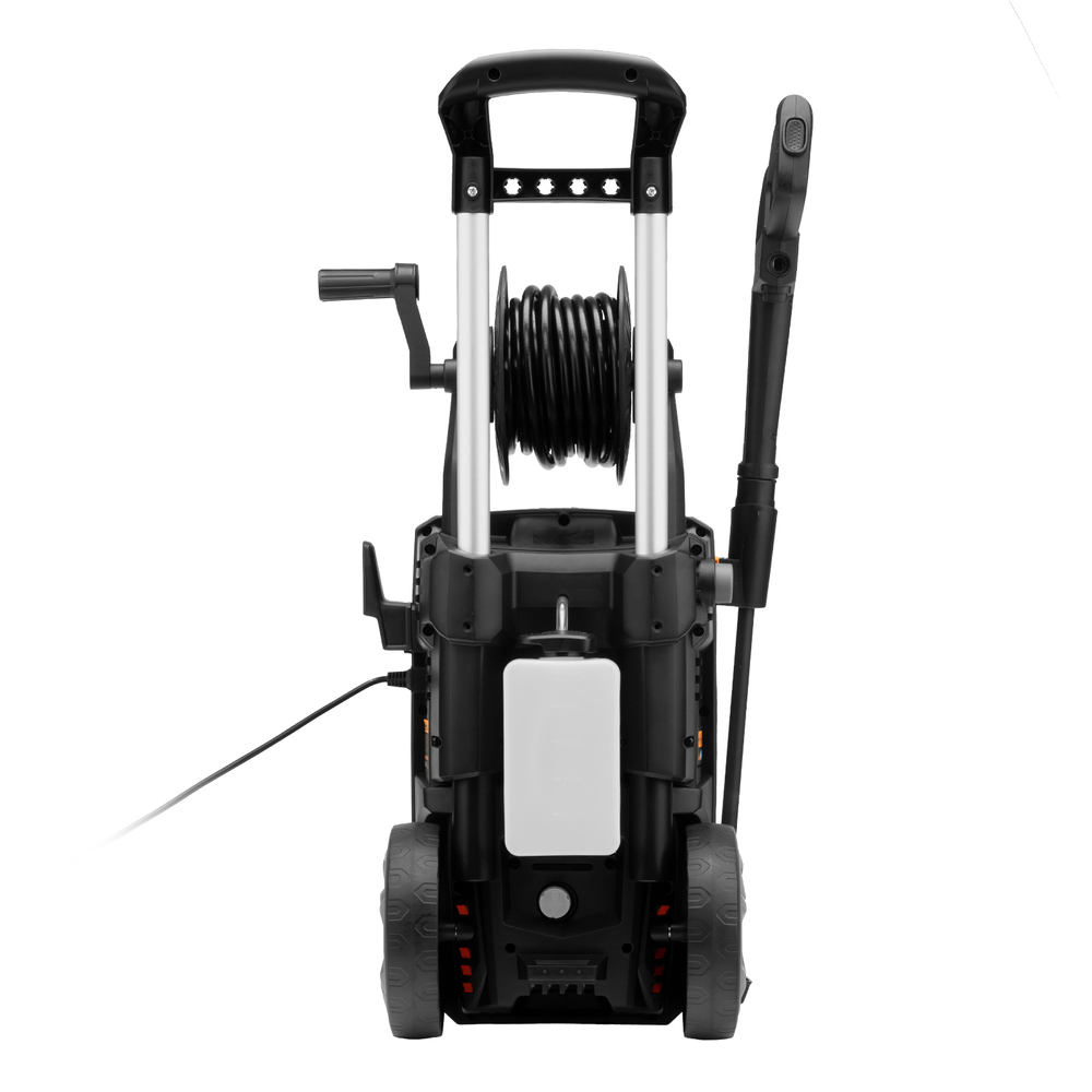 Моечная машина высокого давления R-180D, 2200 Вт, 180 бар, 380 л/ч, с барабаном Denzel