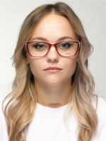 Оправа для очков для зрения пластиковая кошачий глаз