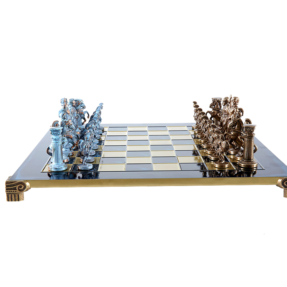 Manopoulos Шахматы металлические эксклюзивные "Греко-Романский Период"