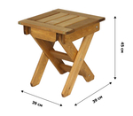 Стул складной без спинки Garden Story арт.SSD-003, светло-коричневый  "Garden story"