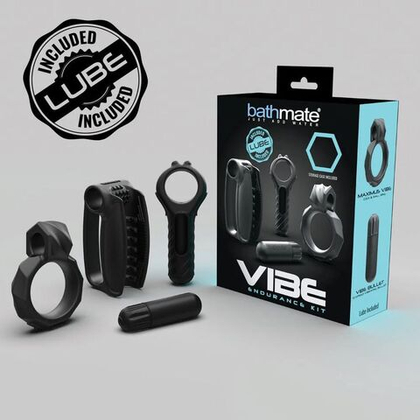 Набор Bathmate Vibe Endurance Kit: кольцо, вибропуля, мастурбатор